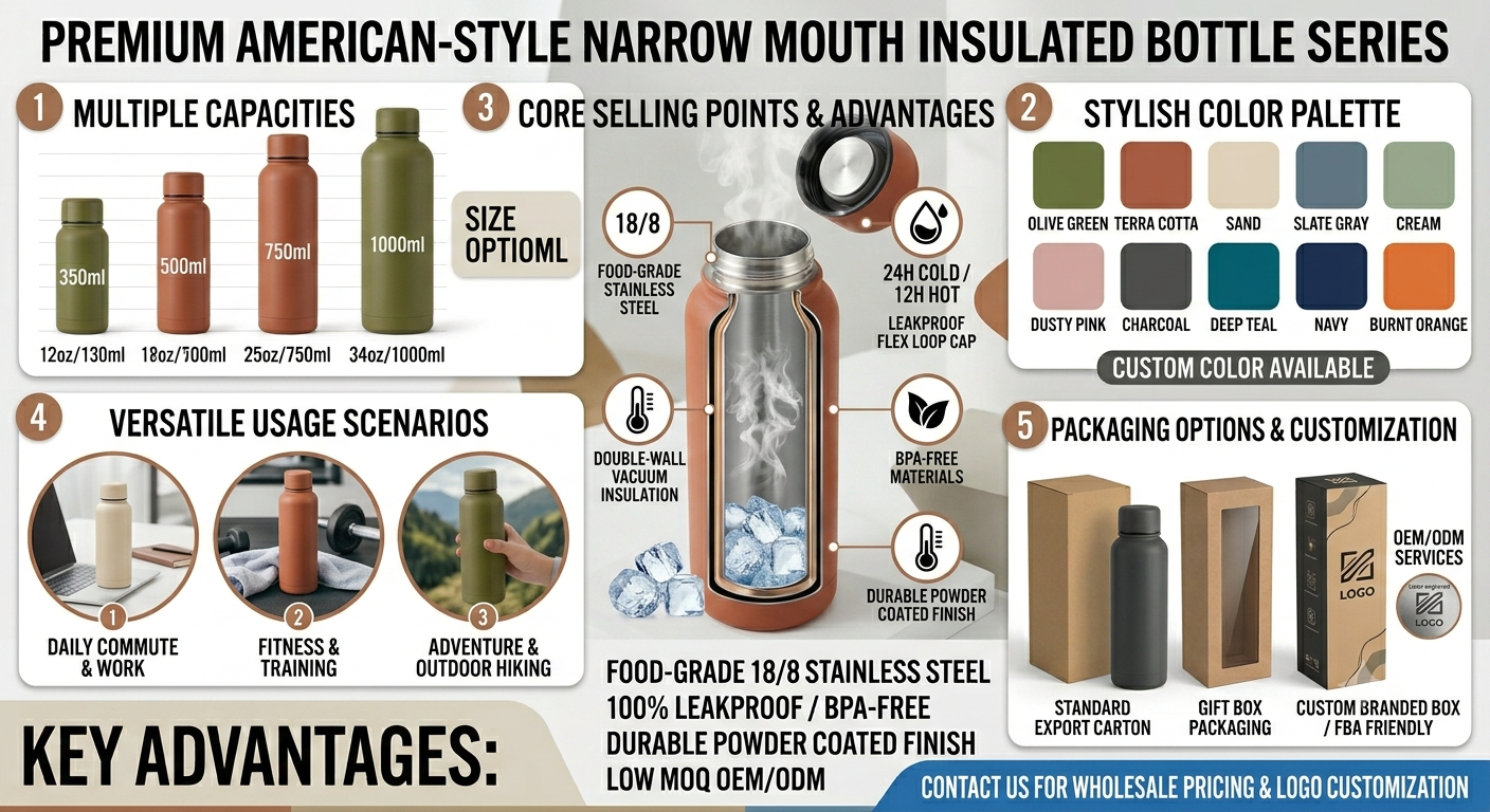 American-style Insulated Bottle Series detailed product guide