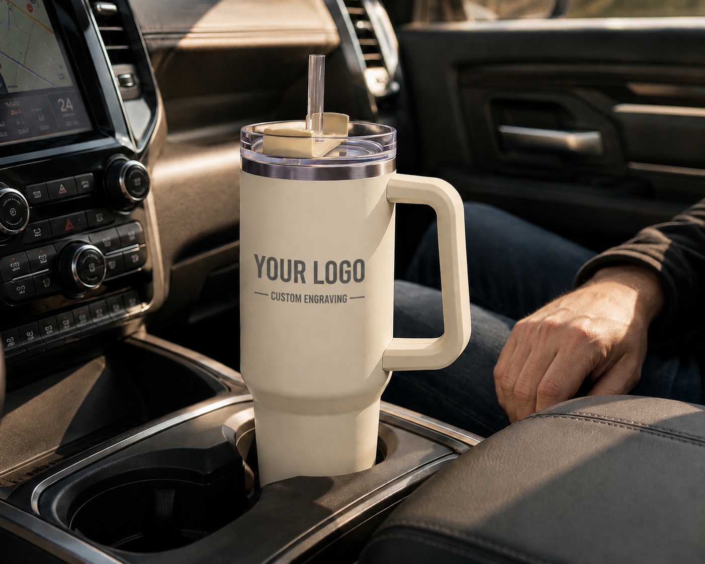 40oz Custom-logo Car Tumbler